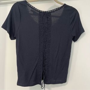 American Eagle Babydoll Tee